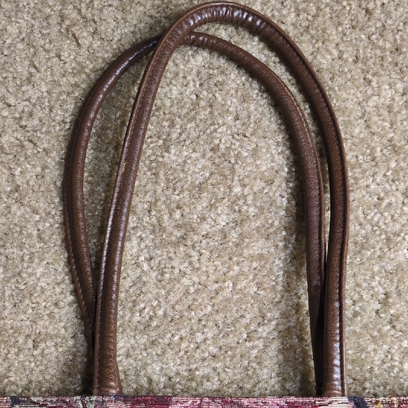 Bueno Floral Tapestry Tote - Pink and Brown - Picture 4 of 14